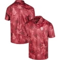 thumbnail image 1 of Men's Colosseum Crimson Oklahoma Sooners Big & Tall Palms Polo, 1 of 3