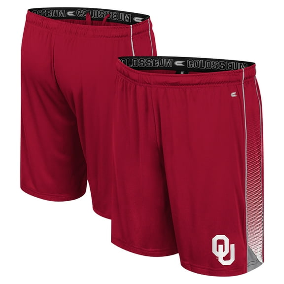Men's Colosseum Crimson Oklahoma Sooners Online Shorts
