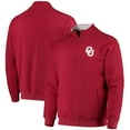 thumbnail image 1 of Men's Colosseum Crimson Oklahoma Sooners Tortugas Logo Quarter-Zip Jacket, 1 of 3