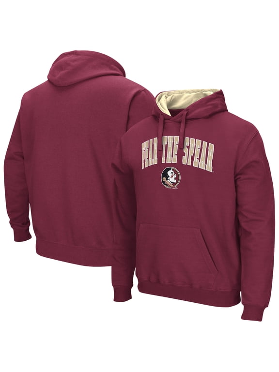 Men's Colosseum Garnet Florida State Seminoles Rally Cry Fleece Hoodie