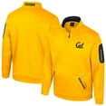 thumbnail image 1 of Men's Colosseum Gold Cal Bears Mainframe Quarter-Zip Fleece Jacket, 1 of 3