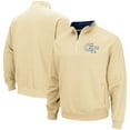 thumbnail image 1 of Men's Colosseum Gold Georgia Tech Yellow Jackets Tortugas Logo Quarter-Zip Pullover Jacket, 1 of 3
