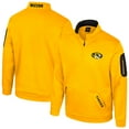 thumbnail image 1 of Men's Colosseum Gold Missouri Tigers Mainframe Quarter-Zip Fleece Jacket, 1 of 3