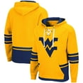 thumbnail image 1 of Men's Colosseum Gold West Virginia Mountaineers Lace Up 3.0 Pullover Hoodie, 1 of 3