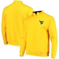 thumbnail image 1 of Men's Colosseum Gold West Virginia Mountaineers Tortugas Logo Quarter-Zip Jacket, 1 of 3