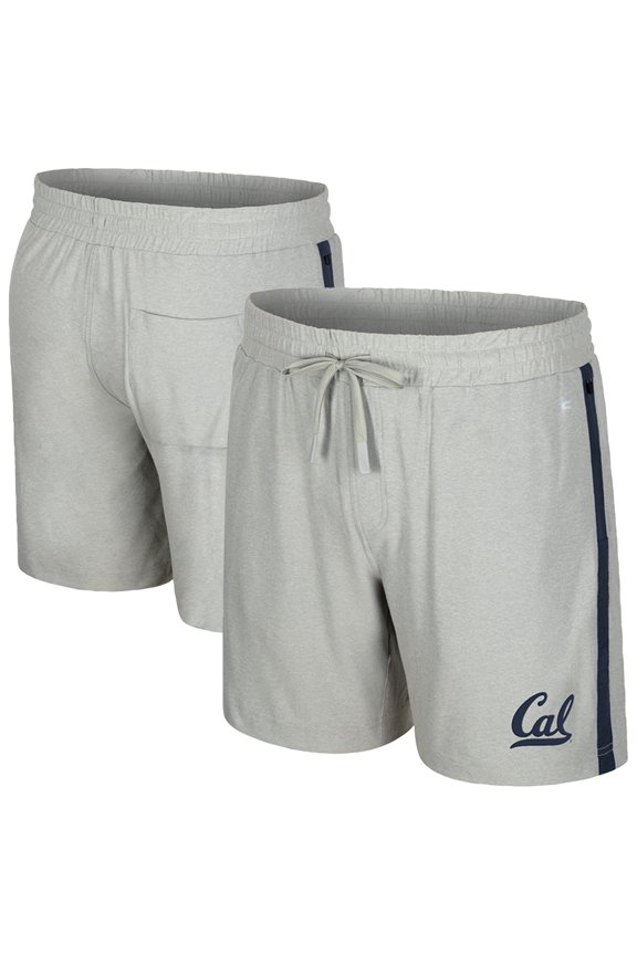 Men's Colosseum Gray Cal Bears Mac Shorts