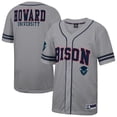 thumbnail image 1 of Men's Colosseum Gray Howard Bison Free Spirited Baseball Jersey, 1 of 3