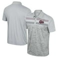 thumbnail image 1 of Men's Colosseum Gray Montana Grizzlies Cybernetic Polo, 1 of 3