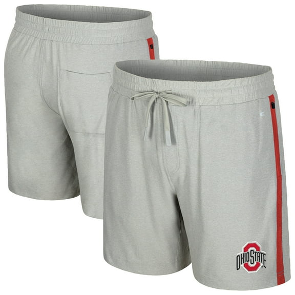 Men's Colosseum Gray Ohio State Buckeyes Mac Shorts