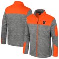 thumbnail image 1 of Men's Colosseum  Gray/Orange Syracuse Orange Guard Full-Zip Jacket, 1 of 3