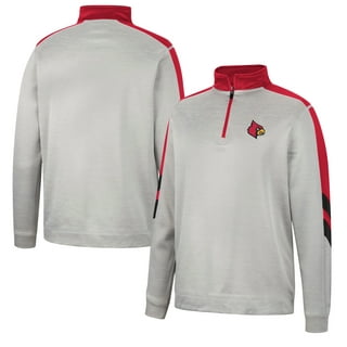 Louisville Cardinals Antigua Women's Fortune Half-Zip Pullover Sweater - Oatmeal