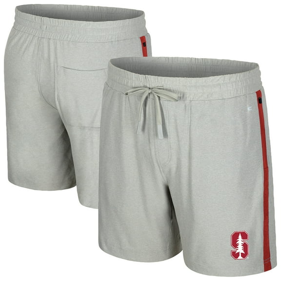 Men's Colosseum Gray Stanford Cardinal Mac Shorts