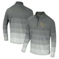 thumbnail image 1 of Men's Colosseum  Gray UCF Knights AI Striped Mesh Quarter-Zip Raglan Windshirt, 1 of 3
