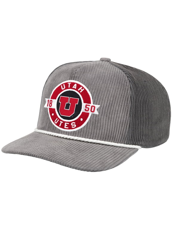 Men's Colosseum Gray Utah Utes Where's My Hat Podium Adjustable Trucker Hat