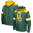 thumbnail image 1 of Men's Colosseum Green Baylor Bears 2.0 Lace-Up Pullover Hoodie, 1 of 3