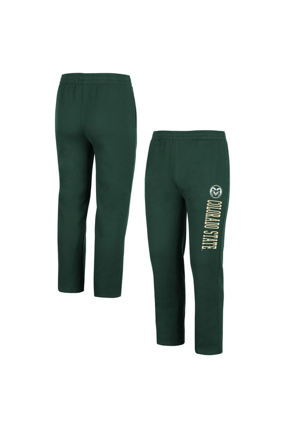 Men's Colosseum Green Colorado State Rams Fleece Pants
