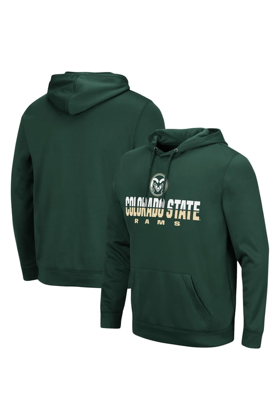Men's Colosseum Green Colorado State Rams Lantern Pullover Hoodie