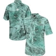 thumbnail image 1 of Men's Colosseum  Green Colorado State Rams Realtree Aspect Charter Full-Button Fishing Shirt, 1 of 3