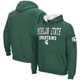 thumbnail image 1 of Men's Colosseum Green Michigan State Spartans Sunrise Pullover Hoodie, 1 of 3