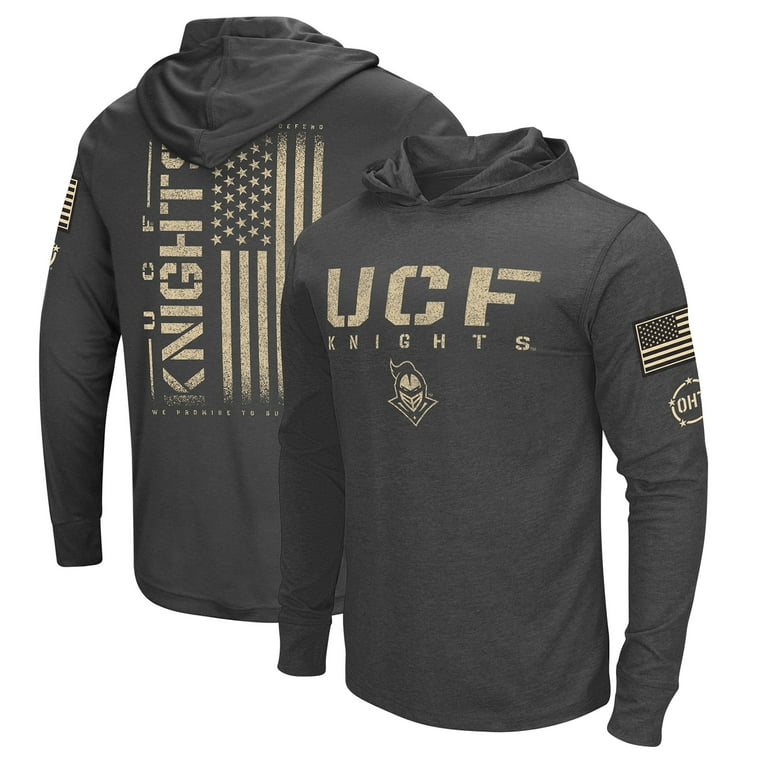 Men s Colosseum Heather Black UCF Knights Team OHT Military