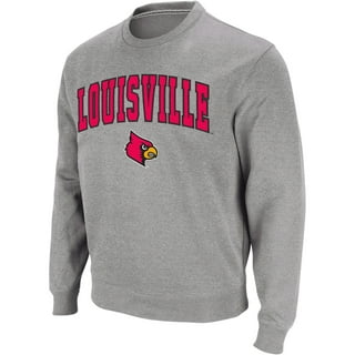 Louisville Cardinals Women's Good Vibes Pullover Sweatshirt - Charcoal