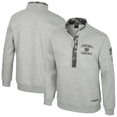 thumbnail image 1 of Men's Colosseum Heather Gray Notre Dame Fighting Irish OORAH OHT Military Appreciation Fleece Quarter-Zip Jacket, 1 of 4