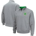 thumbnail image 1 of Men's Colosseum Heather Gray Oregon Ducks Tortugas Quarter-Zip Top, 1 of 3