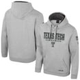 thumbnail image 1 of Men's Colosseum Heather Gray Texas Tech Red Raiders Oorah OHT Military Appreciation Pullover Hoodie, 1 of 4
