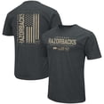 thumbnail image 1 of Men's Colosseum Heathered Black Arkansas Razorbacks OHT Military Appreciation Flag 2.0 T-Shirt, 1 of 4