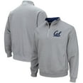 thumbnail image 1 of Men's Colosseum Heathered Gray Cal Bears Tortugas Team Logo Quarter-Zip Jacket, 1 of 3