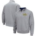 thumbnail image 1 of Men's Colosseum Heathered Gray Marquette Golden Eagles Tortugas Team Logo Quarter-Zip Jacket, 1 of 3