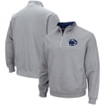 thumbnail image 1 of Men's Colosseum Heathered Gray Penn State Nittany Lions Tortugas Team Logo Quarter-Zip Jacket, 1 of 3