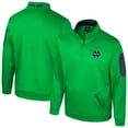 thumbnail image 1 of Men's Colosseum Kelly Green Notre Dame Fighting Irish Mainframe Quarter-Zip Fleece Jacket, 1 of 3