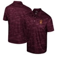 thumbnail image 1 of Men's Colosseum Maroon Arizona State Sun Devils Daly Print Polo, 1 of 3