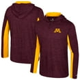 thumbnail image 1 of Men's Colosseum Maroon Minnesota Golden Gophers Always Sunny Quarter-Zip Hoodie, 1 of 3