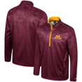 thumbnail image 1 of Men's Colosseum  Maroon Minnesota Golden Gophers The Machine Half-Zip Jacket, 1 of 3
