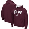 thumbnail image 1 of Men's Colosseum Maroon Texas A&M Aggies Arch & Logo 3.0 Pullover Hoodie, 1 of 3