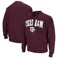 thumbnail image 1 of Men's Colosseum Maroon Texas A&M Aggies Arch & Logo Pullover Sweatshirt, 1 of 3
