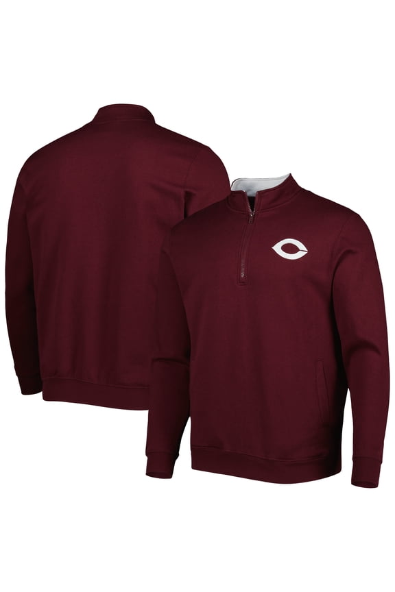 Men's Colosseum Maroon UChicago Maroons Tortugas Quarter-Zip Sweatshirt