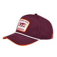 thumbnail image 1 of Men's Colosseum Maroon Virginia Tech Hokies Hits the Road Podium Adjustable Hat, 1 of 4
