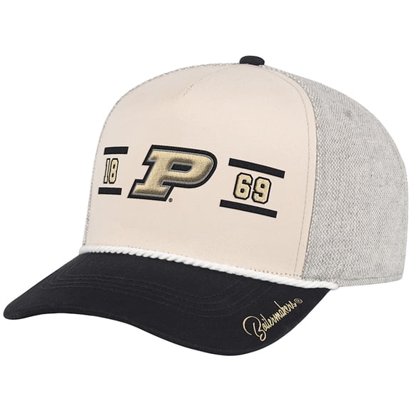 Men's Colosseum Natural Purdue Boilermakers Frank Podium Adjustable Hat