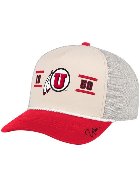 Men's Colosseum Natural Utah Utes Frank Podium Adjustable Hat