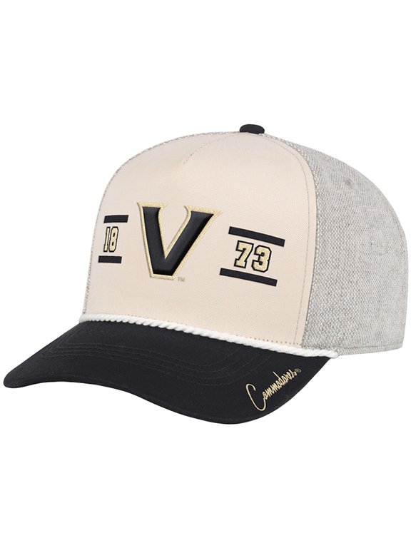Men's Colosseum Natural Vanderbilt Commodores Frank Podium Adjustable Hat