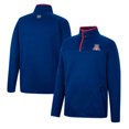 thumbnail image 1 of Men's Colosseum Navy Arizona Wildcats Rebound Quarter-Snap Jacket, 1 of 3