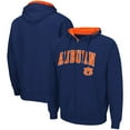 thumbnail image 1 of Men's Colosseum Navy Auburn Tigers Arch & Logo 3.0 Full-Zip Hoodie, 1 of 3