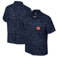 thumbnail image 1 of Men's Colosseum Navy Auburn Tigers Ozark Button-Up Shirt, 1 of 3