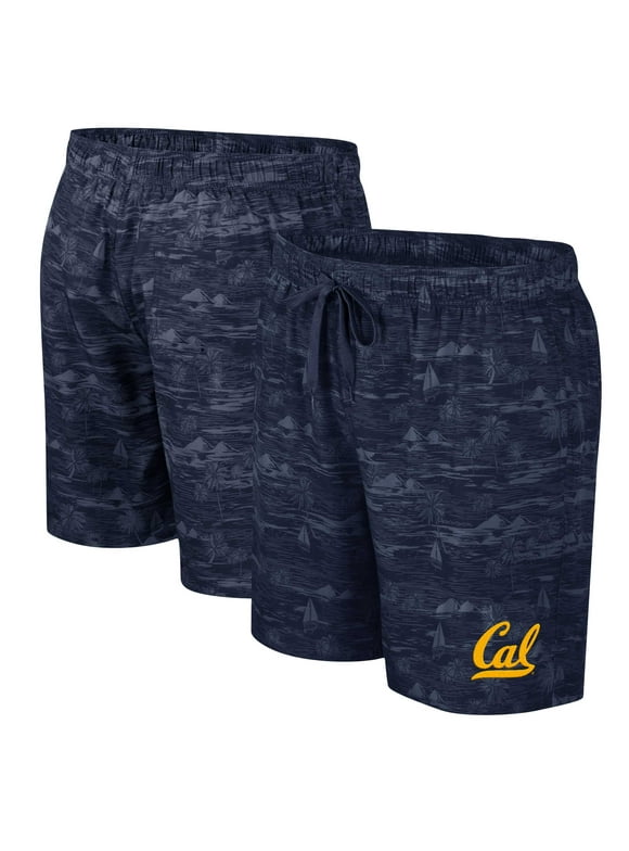 Men's Colosseum Navy Cal Bears Ozark Swim Shorts