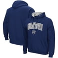 thumbnail image 1 of Men's Colosseum Navy Georgetown Hoyas Arch and Logo Pullover Hoodie, 1 of 3
