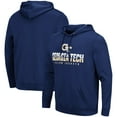 thumbnail image 1 of Men's Colosseum Navy Georgia Tech Yellow Jackets Lantern Pullover Hoodie, 1 of 3