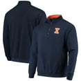 thumbnail image 1 of Men's Colosseum Navy Illinois Fighting Illini Tortugas Logo Quarter-Zip Jacket, 1 of 4